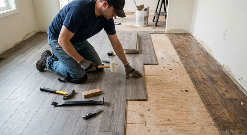Laminate Floor Installation in Fairless Hills, PA