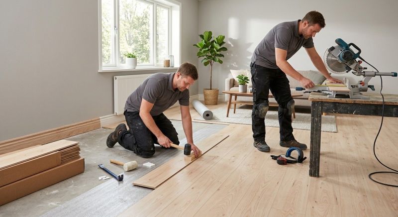 Laminate Floor Installation in Holmdel, NJ