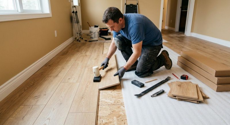 Laminate Floor Remodeling in Monroe Township, NJ