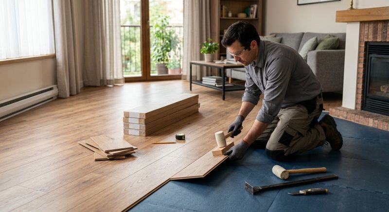 Laminate Floor Replacement in Monroe Township, NJ