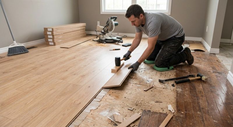 Laminate Floor Replacement in Long Branch, NJ