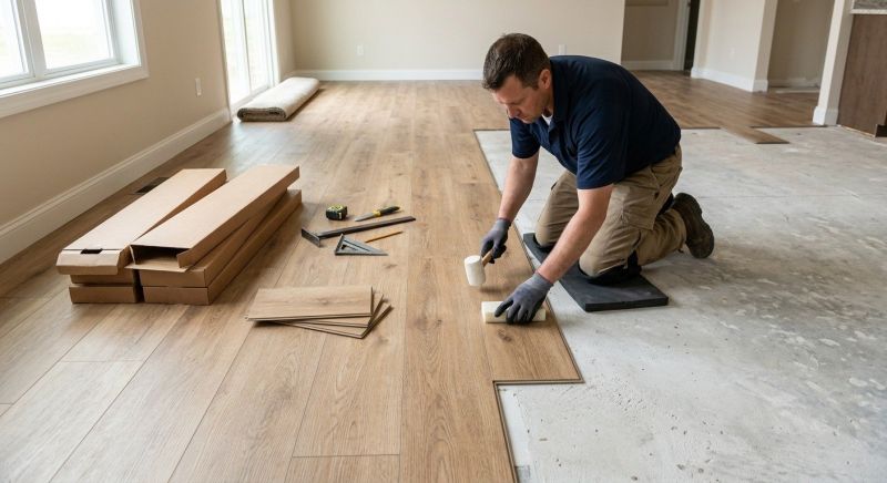 Luxury Vinyl Tile Installation in Monroe Township, NJ
