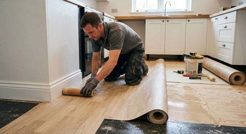 Sheet Linoleum Installation in Levittown, PA