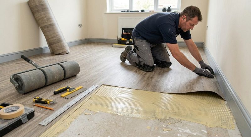 Sheet Linoleum Installation in Long Branch, NJ