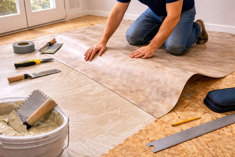 Sheet Vinyl Installation in Mercer County, NJ