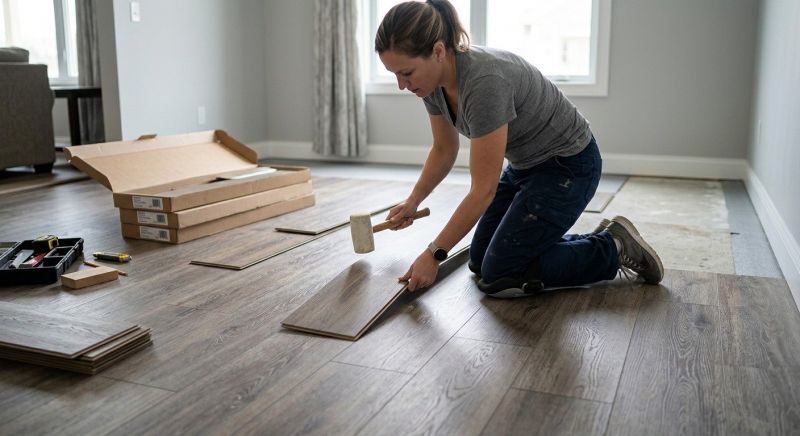 Vinyl Plank Floor Installation in Monroe Township, NJ
